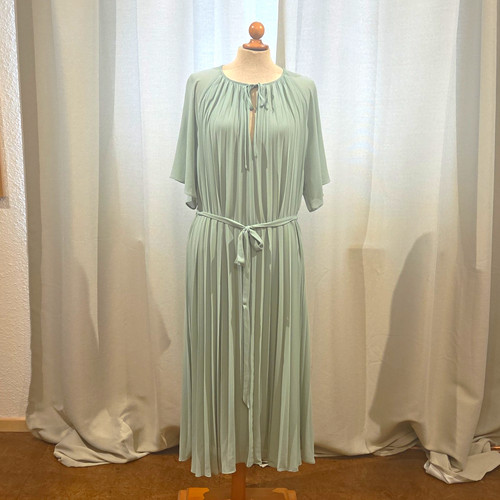 Damen maxikleid lang grün - h&m,
