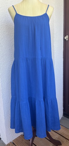 Kleid maxikleid blau - kleid,
