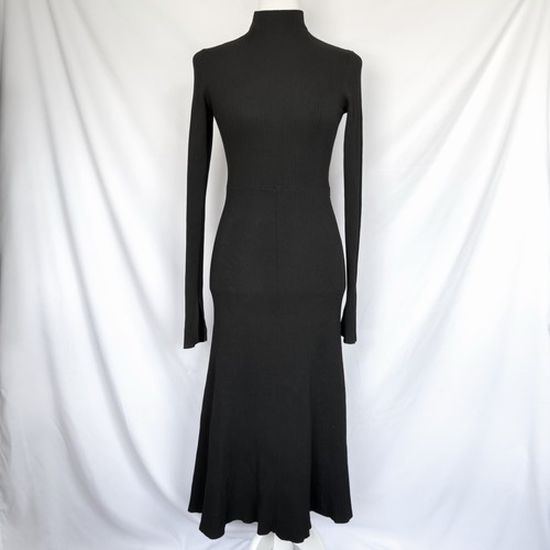 Schwarzes rippstrick - schwarzes,
