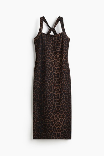 Kleid leinenmix größe l - kleid,