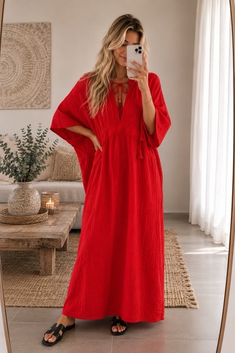 Kleid musselinkleid - h&m,