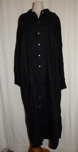 Linen langes leinenkleid - langes,