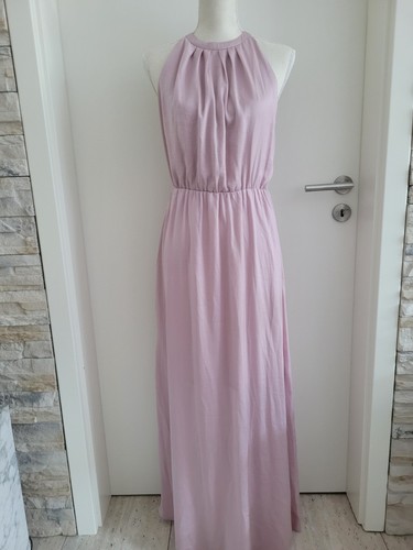 Damen maxikleid rosé mit - h&m,