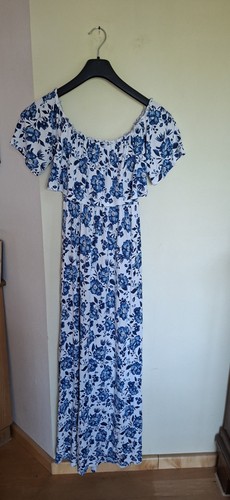 Maxikleid viskose weiss - h&m,
