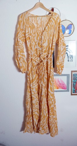 Kleid maxikleid knöpfe - h&m,